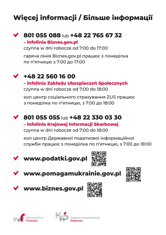 Ulotka dotycząca legalnej pracy strona 2 w języku polskim
