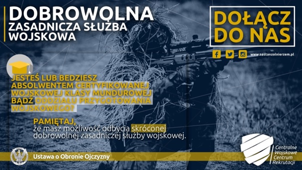 DOBROWOLNA ZASADNICZA SŁUŻBA WOJSKOWA - INFO_